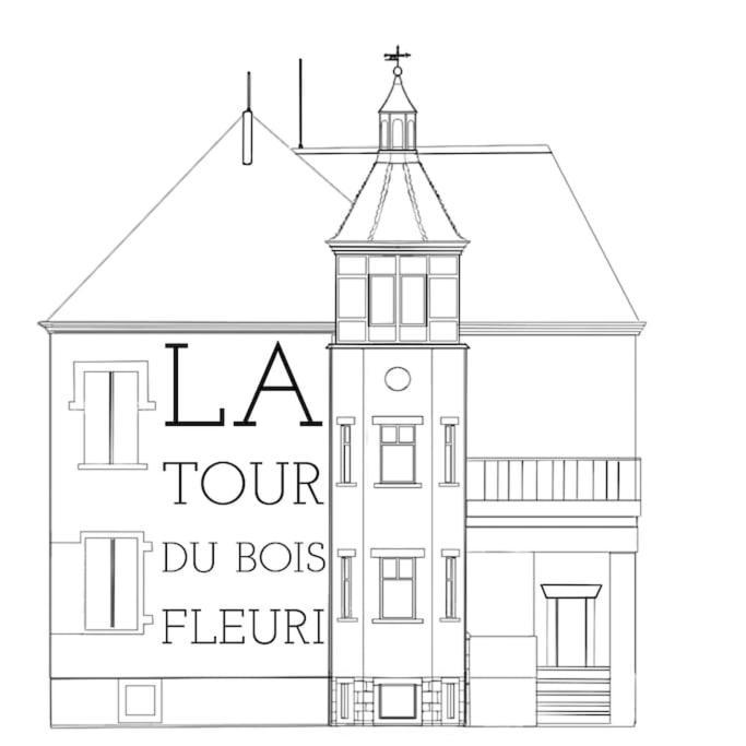 コルマールLa Tour Du Bois Fleuriアパートメント エクステリア 写真